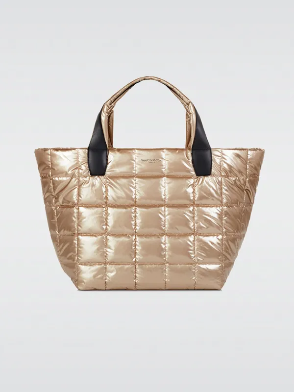 The Porter Medium - Gold Metallic sold by Carbon38