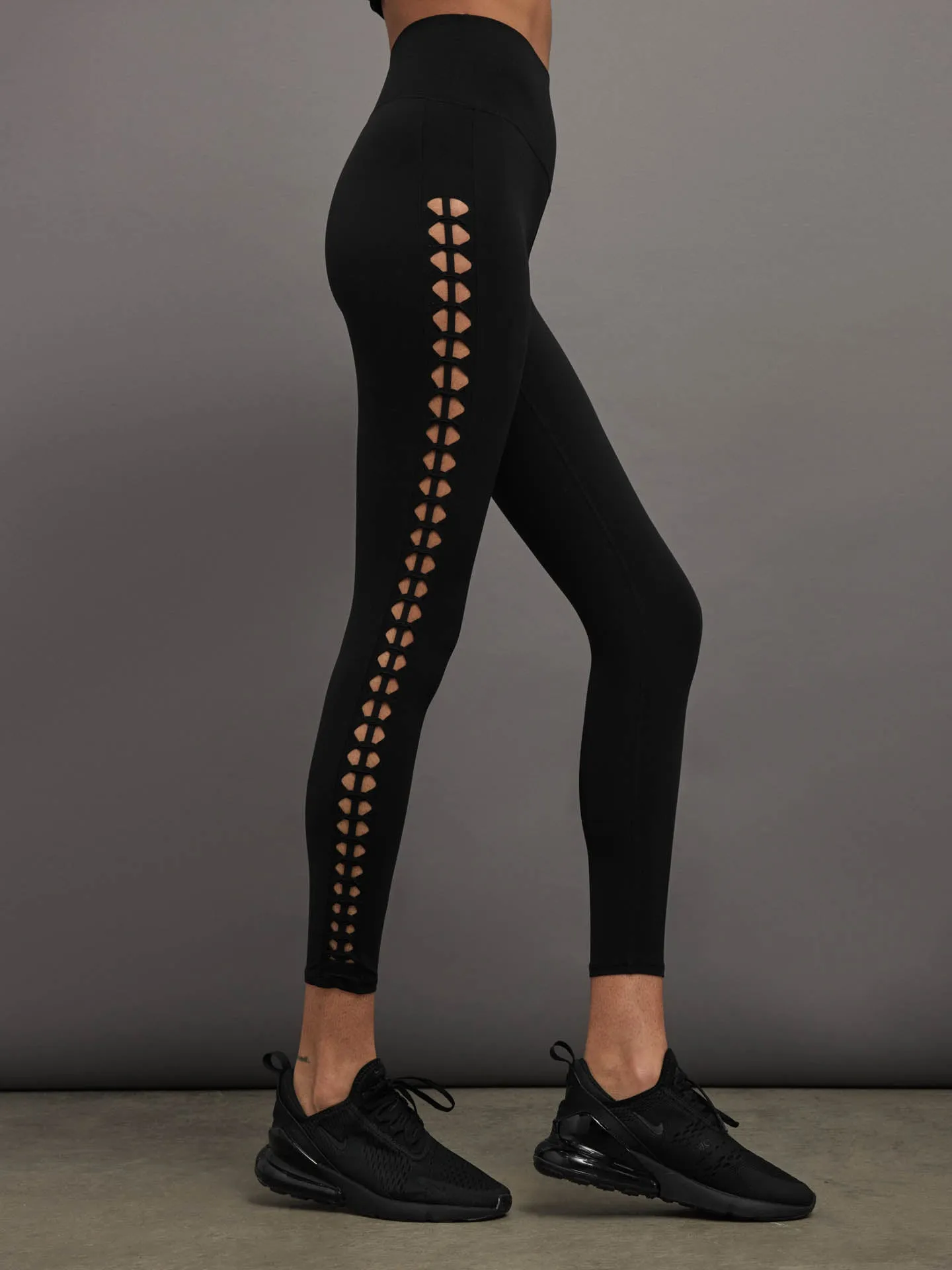 Crochet Legging in Melt - Black sold by Carbon38