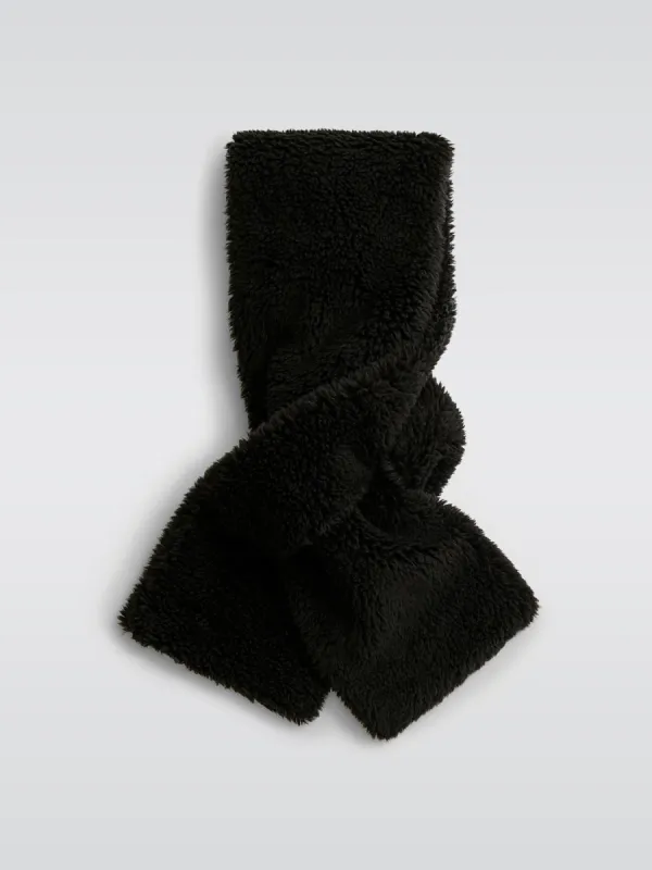 Jayla Faux Fur Scarf - Black sold by Carbon38