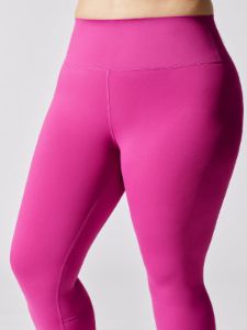 High Rise Full-length Legging In Diamond Compression - Magenta sold by Carbon38