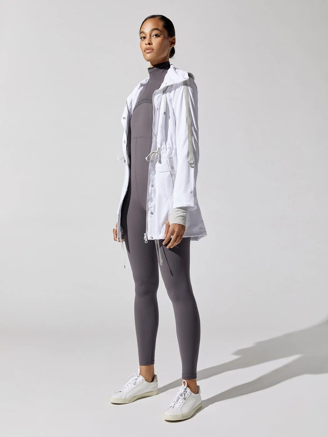 Solid Anorak - White sold by Carbon38 product image thumbnail 5