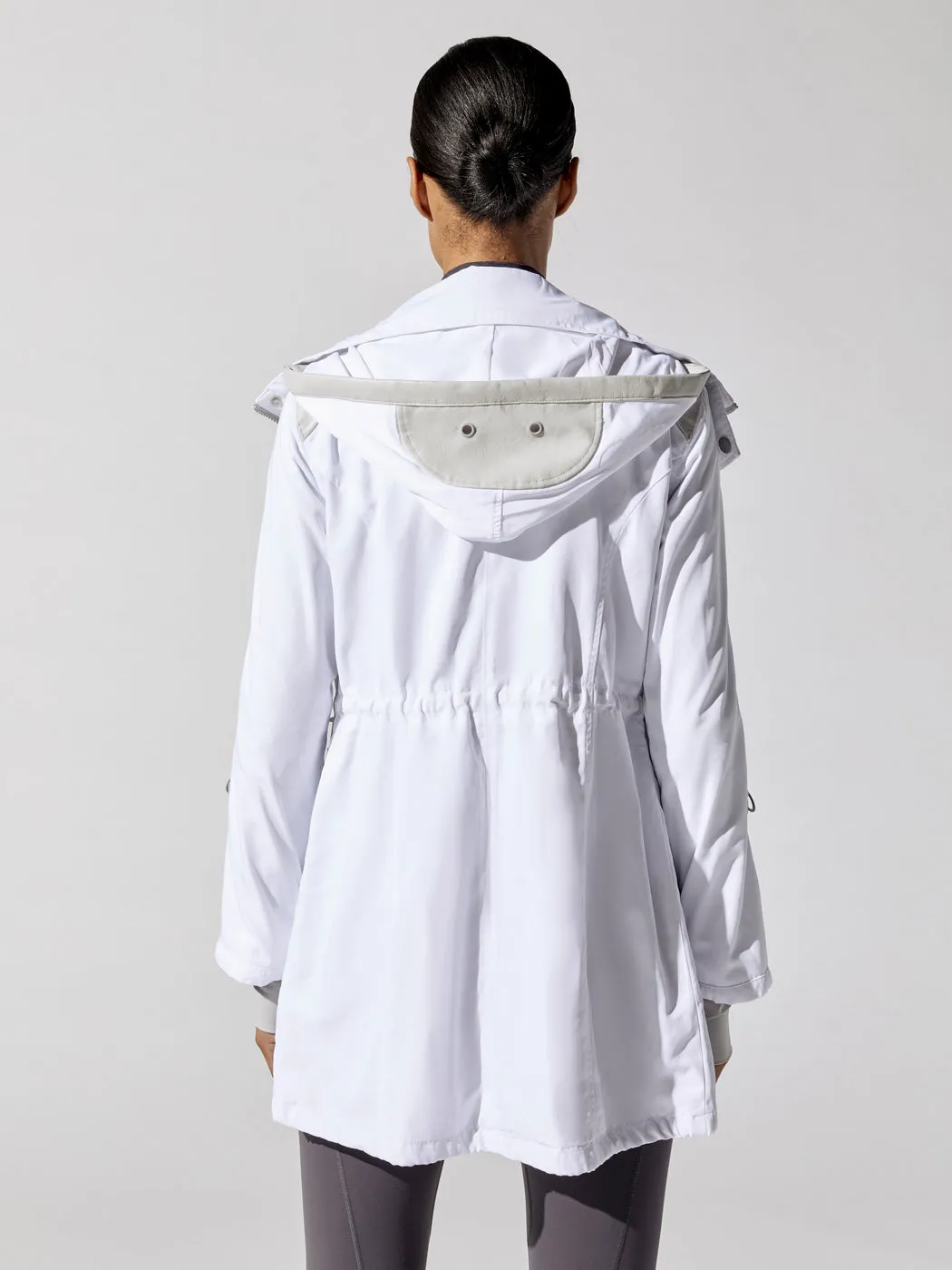 Solid Anorak - White sold by Carbon38 product image thumbnail 3