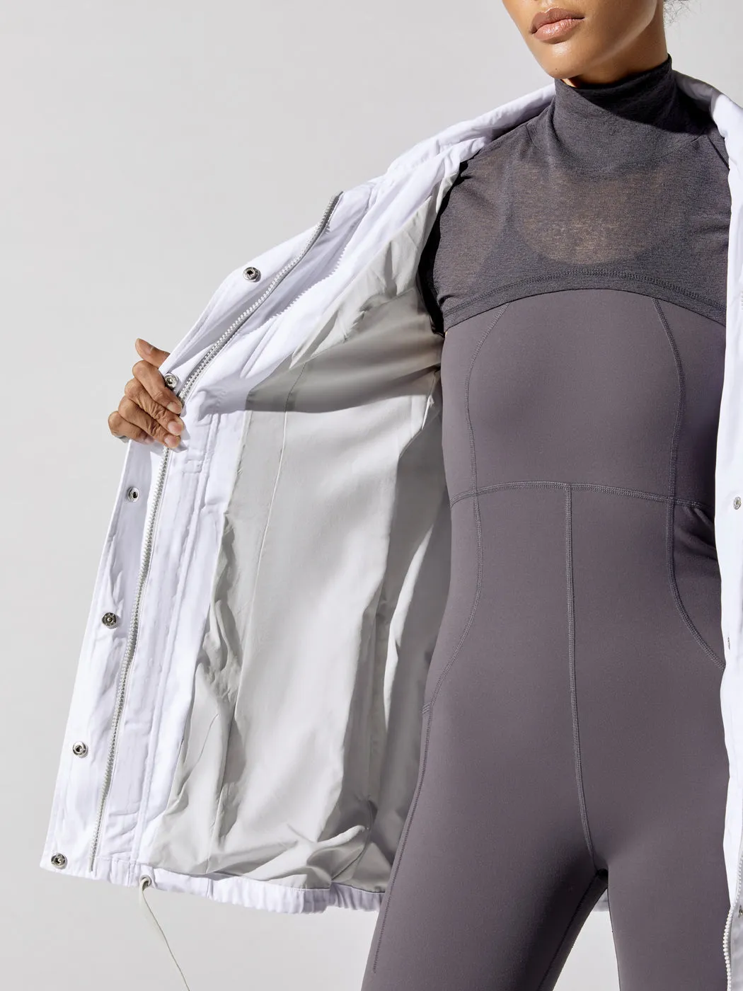 Solid Anorak - White sold by Carbon38 product image thumbnail 2