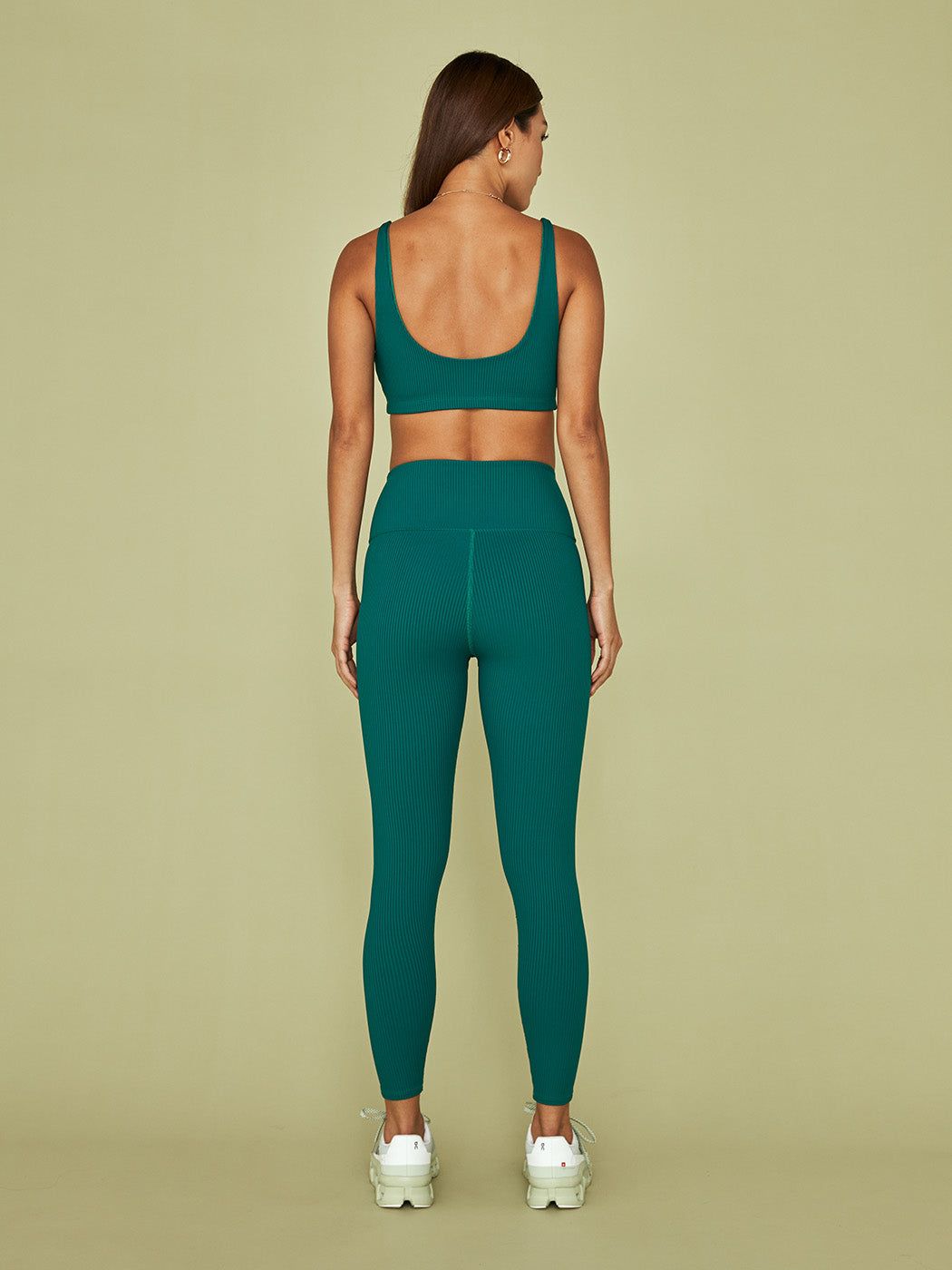 Ribbed Bra - Malachite sold by Carbon38 product image thumbnail 3