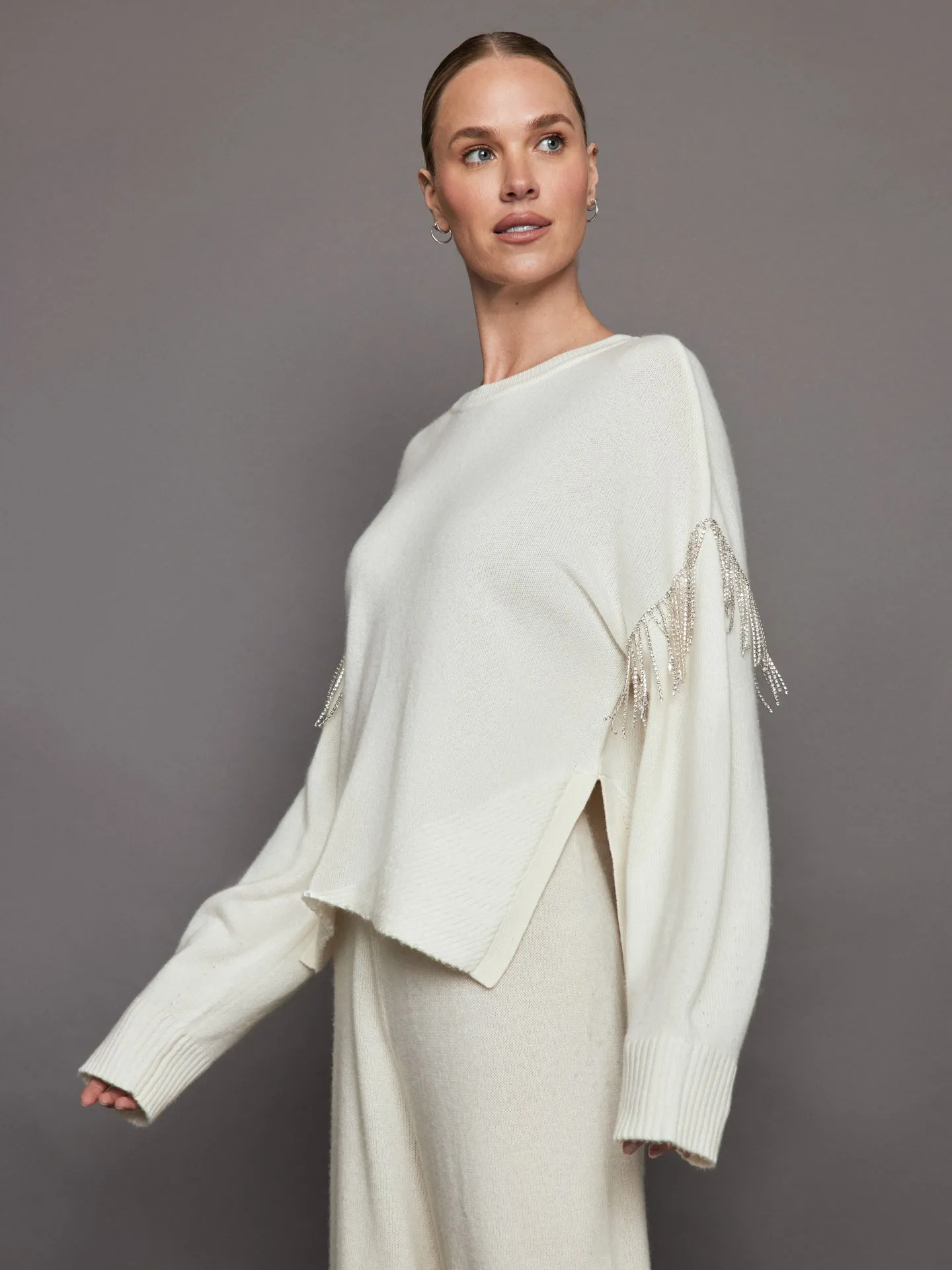 Viviana Sweater - Creamy White sold by Carbon38