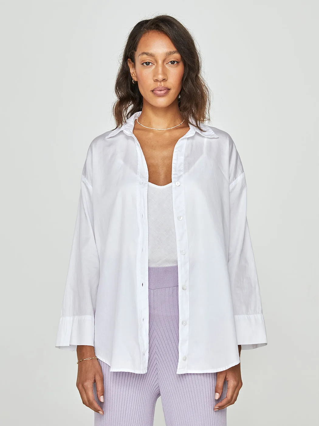 Cool Cotton Tunic Shirt - White sold by Carbon38 product image thumbnail 2
