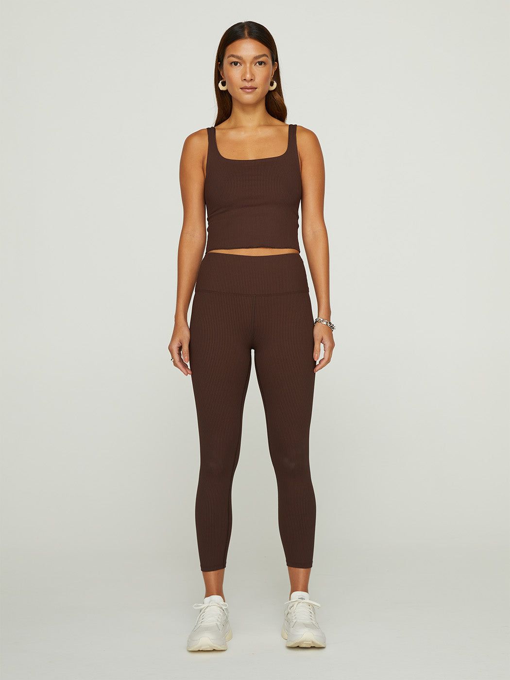 Ribbed Tank - Dark Oak sold by Carbon38 product image thumbnail 4