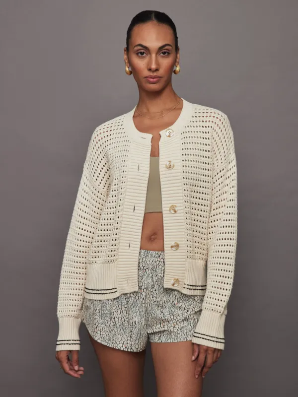 Kris Relaxed Fit Knit Jacket - Birch sold by Carbon38