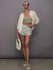 Kris Relaxed Fit Knit Jacket - Birch sold by Carbon38