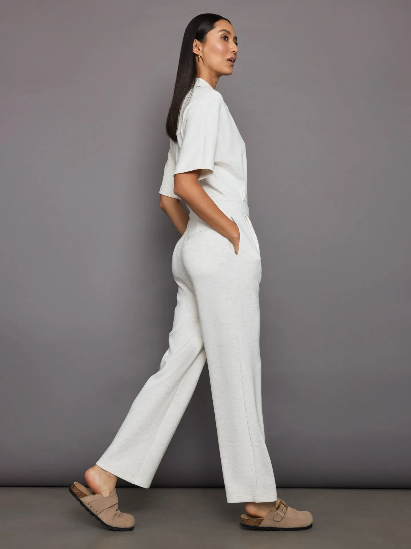 Corrine Jumpsuit - Ivory Marl sold by Carbon38 product image thumbnail 4