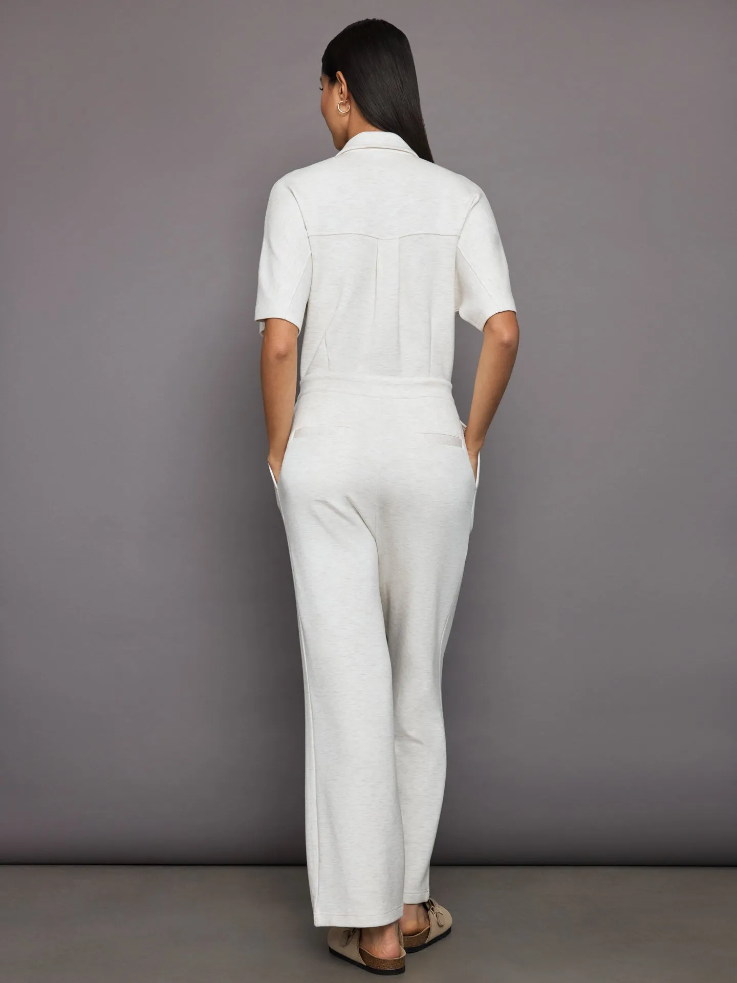 Corrine Jumpsuit - Ivory Marl sold by Carbon38 product image thumbnail 5