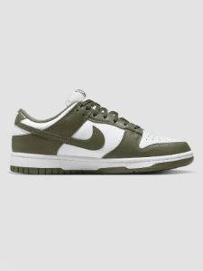 Nike Dunk Low - White/Medium Olive-White sold by Carbon38