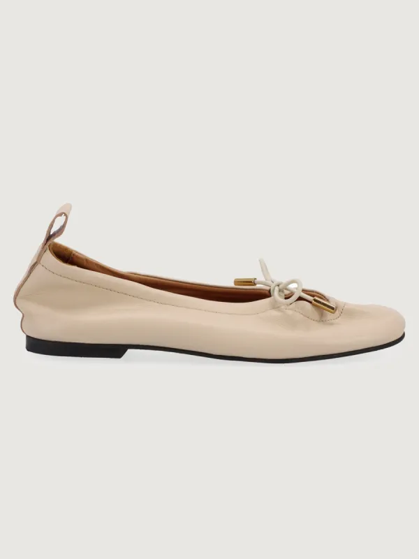 Rosalind Ballet Flats - Cream sold by Carbon38