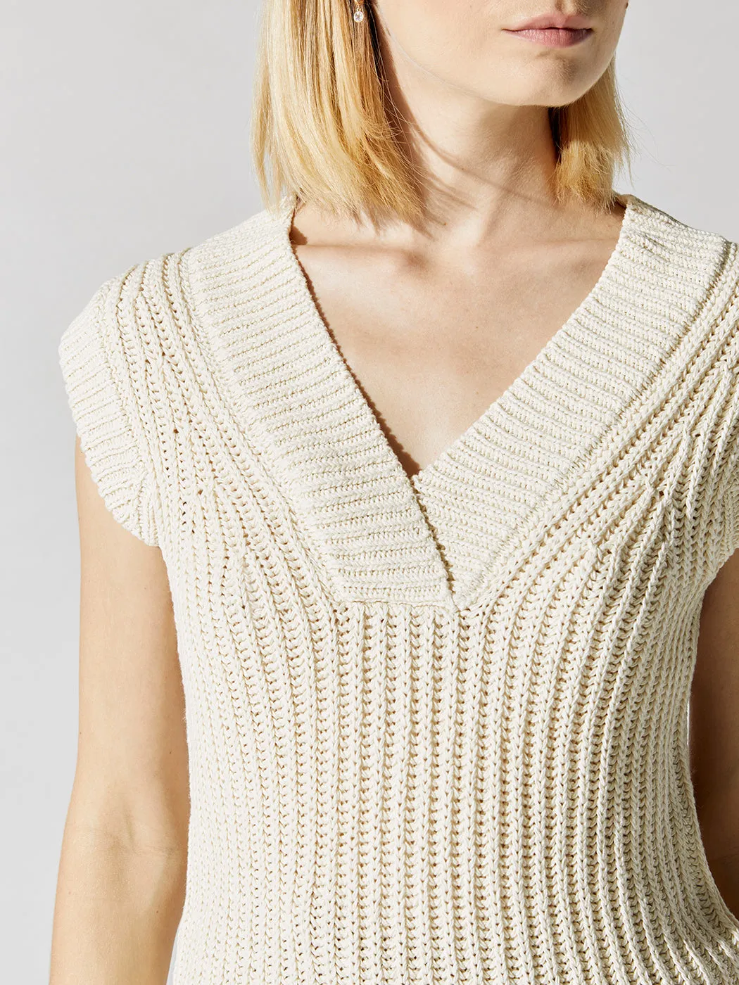 Uma Sleeveless Top - Vanilla sold by Carbon38 product image thumbnail 5