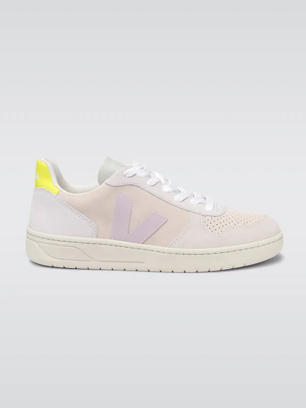 V-10 Sneaker - Multico-Sable-Parme sold by Carbon38