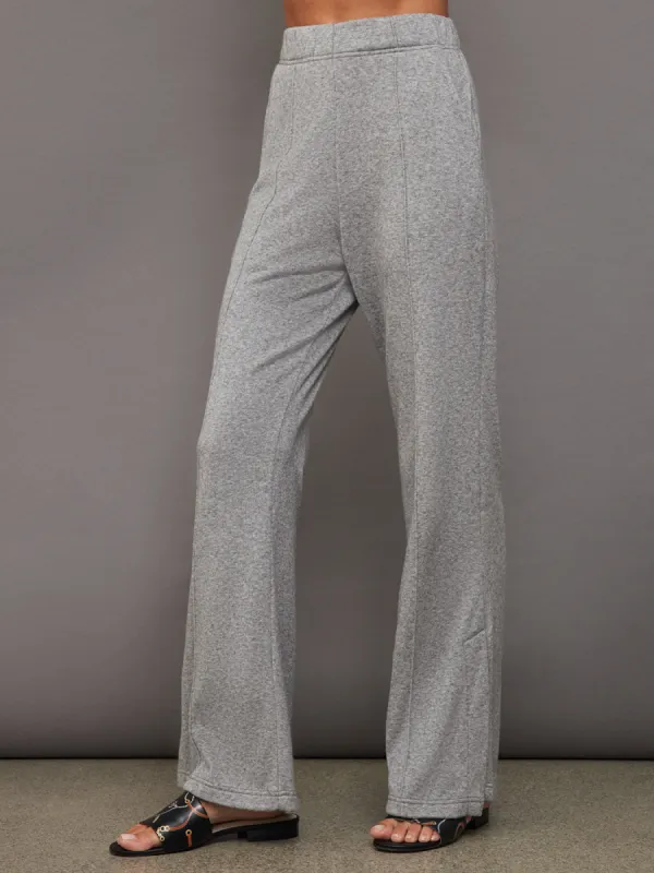 Split Bootcut Sweatpant - Heather Grey sold by Carbon38