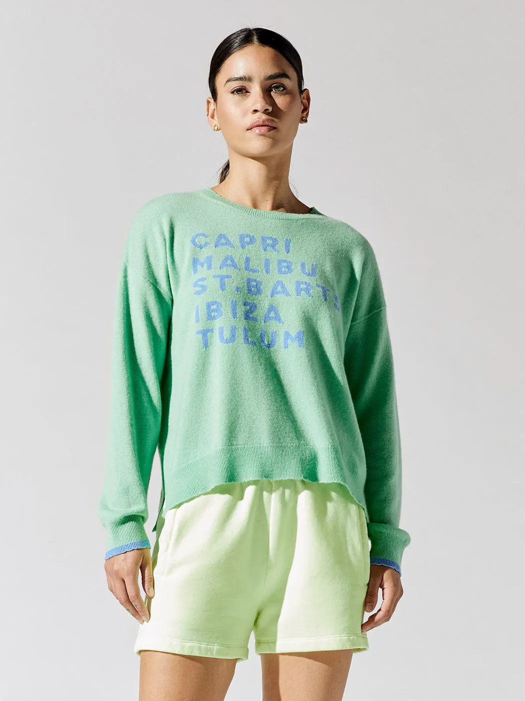 Destinations Crew - Robins Egg sold by Carbon38