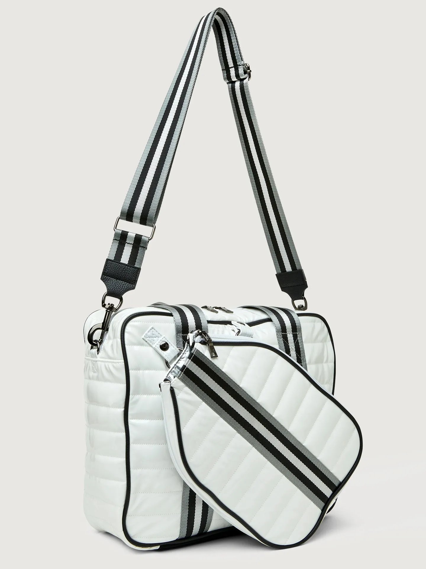 Sporty Spice Pickleball Bag - Pewter/ Black/ White Web sold by Carbon38 product image thumbnail 2