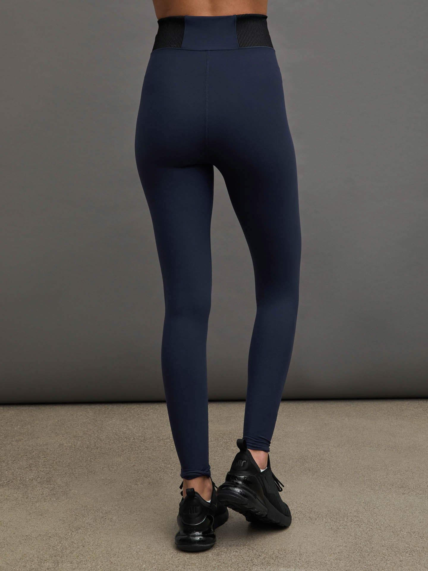 SEAMED LEGGING - NAVY MELT/BLACK RIB sold by Carbon38 product image thumbnail 4
