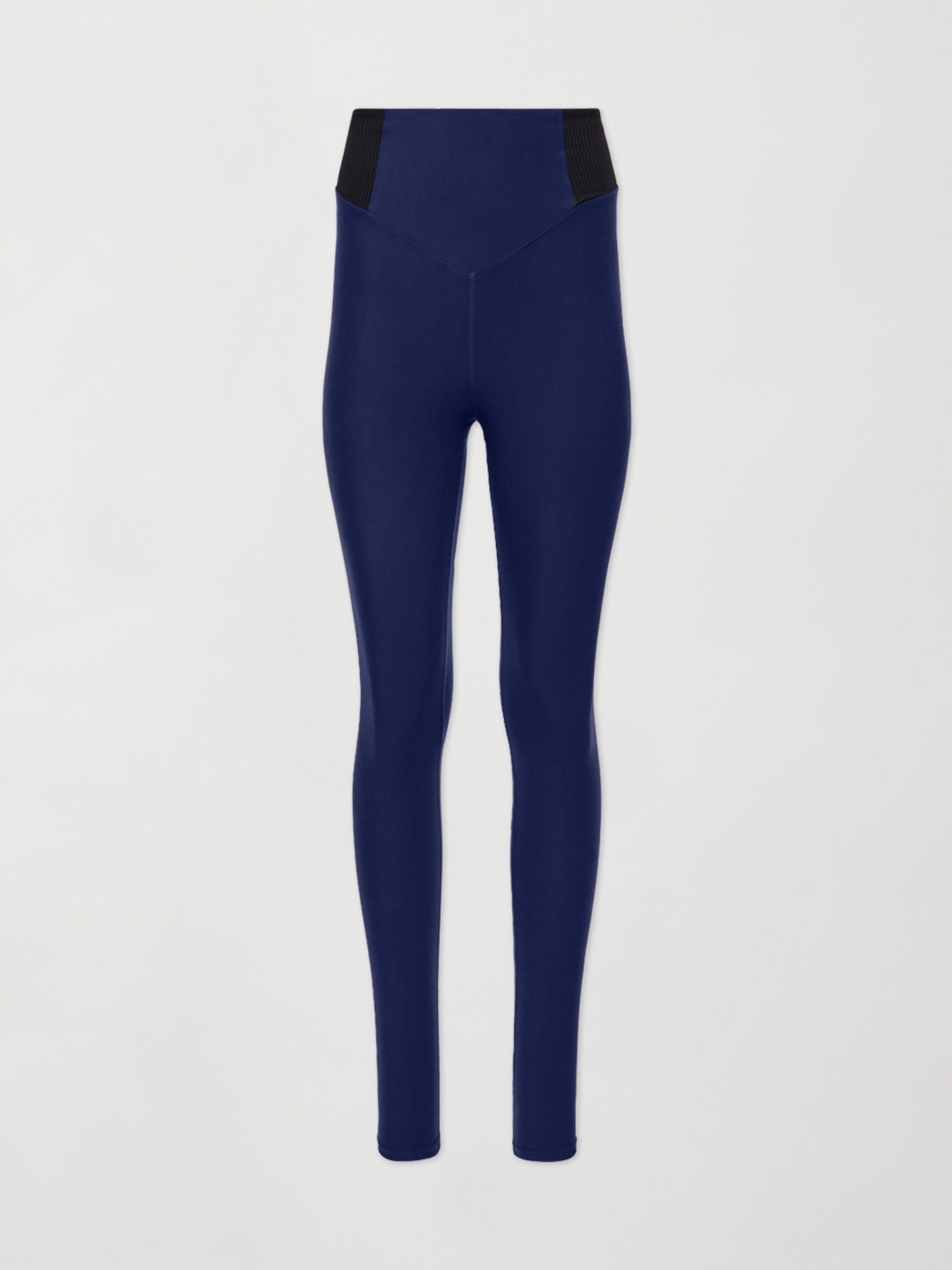 SEAMED LEGGING - NAVY MELT/BLACK RIB sold by Carbon38 product image thumbnail 5
