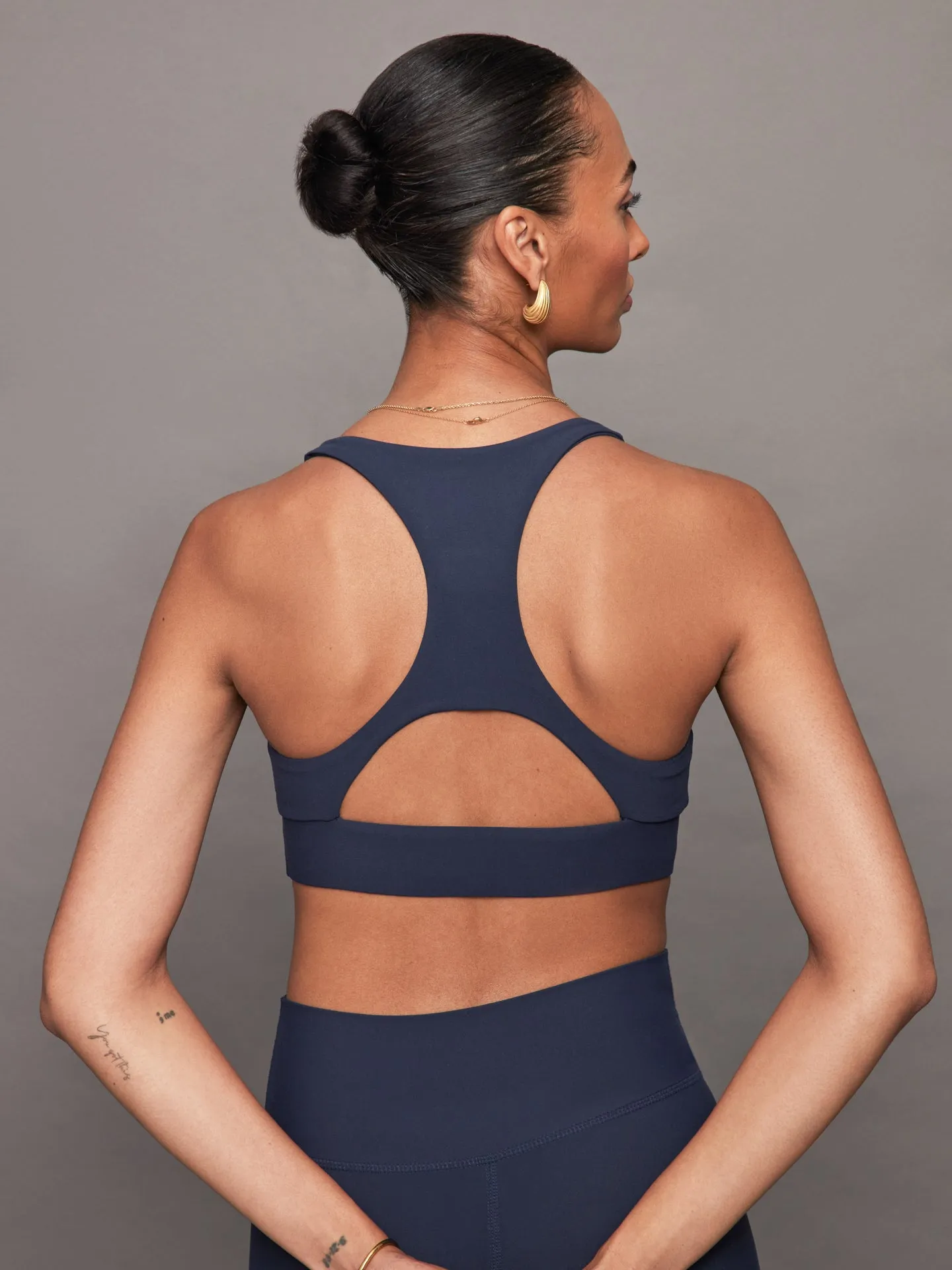 Scoop Racerback Bra in Melt - Navy sold by Carbon38 product image thumbnail 2