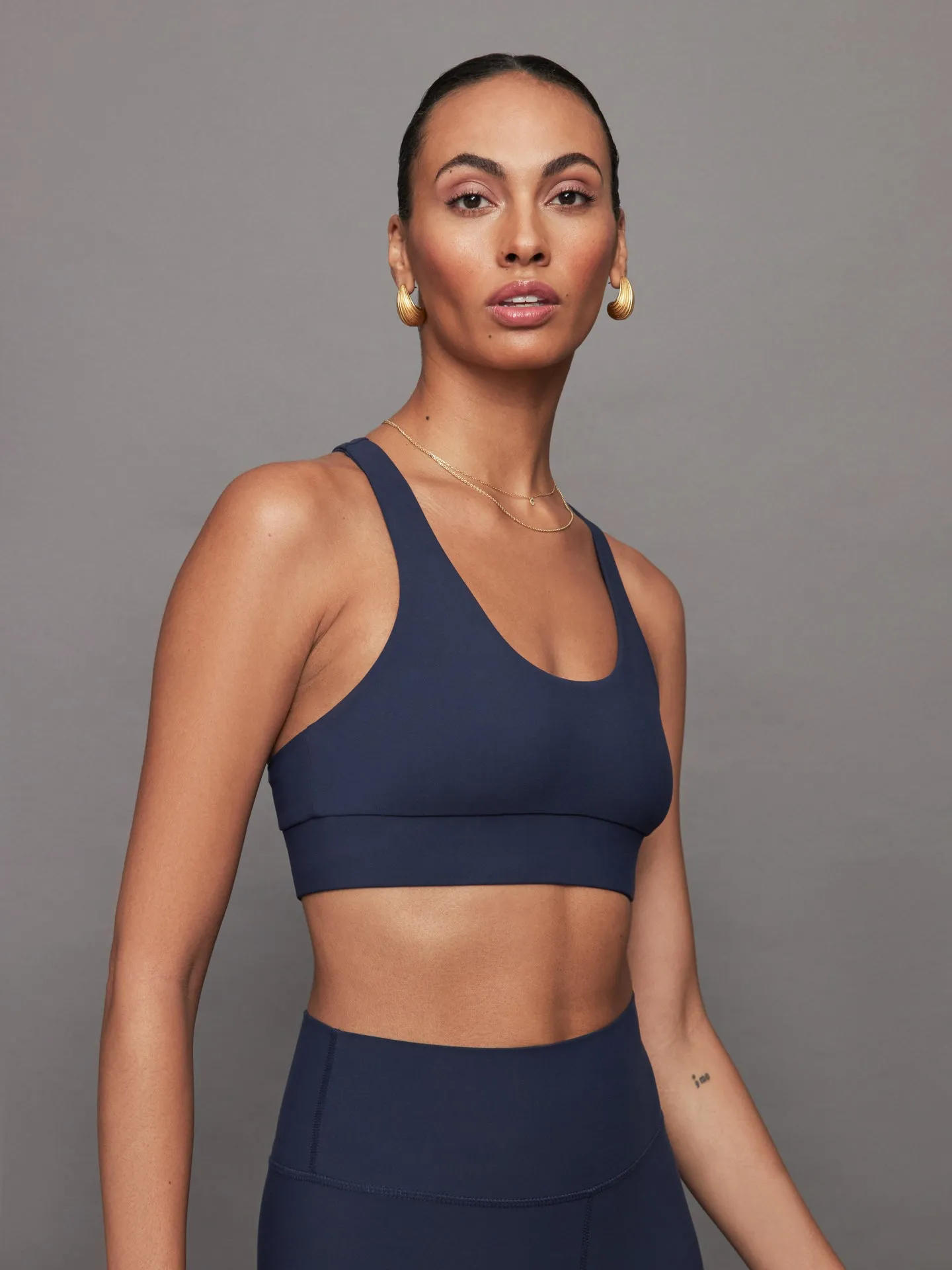 Scoop Racerback Bra in Melt - Navy sold by Carbon38 product image thumbnail 3
