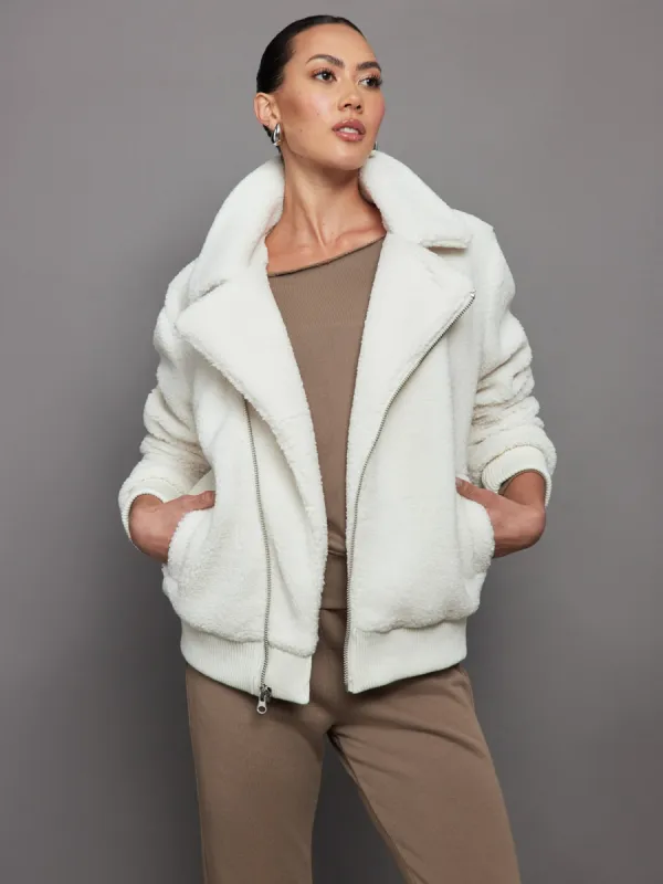 Caleb Jacket - Cream sold by Carbon38