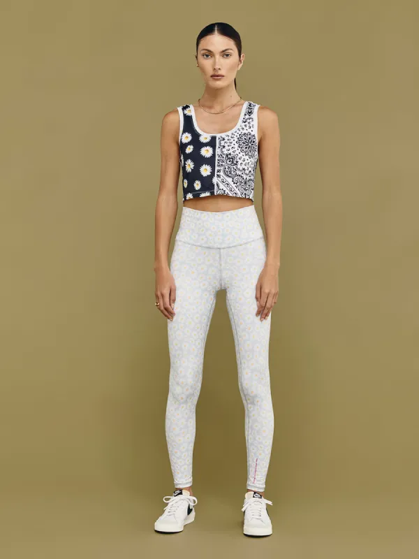 Daisys On Dusty Blue TLC Legging - Daisys On Dusty Blue made by Terez