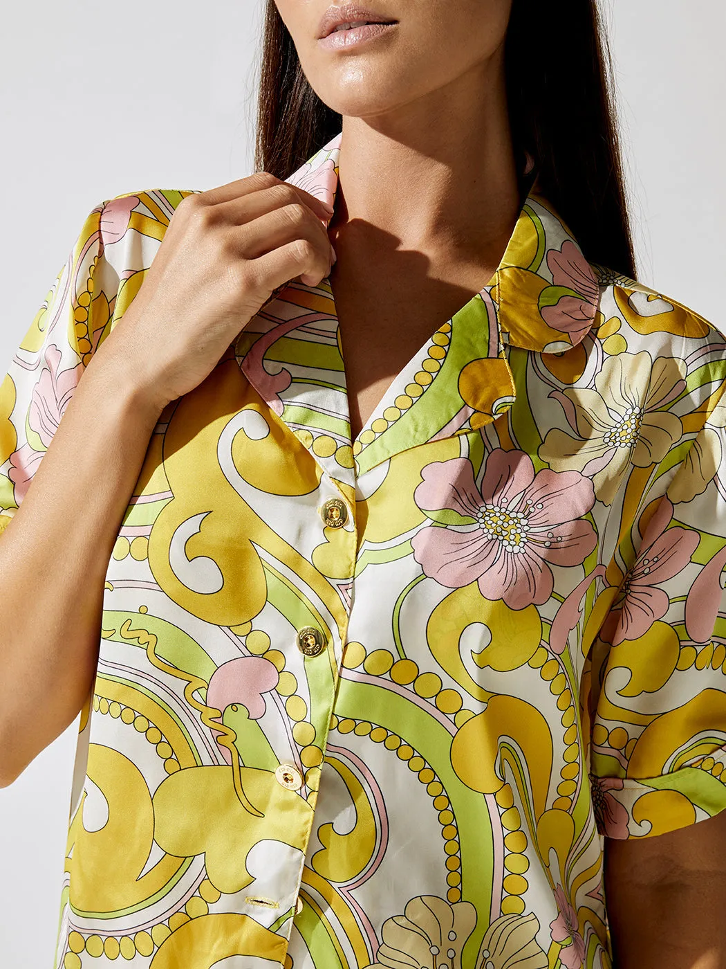 Troppo Silky Shirt - Golden sold by Carbon38 product image thumbnail 3