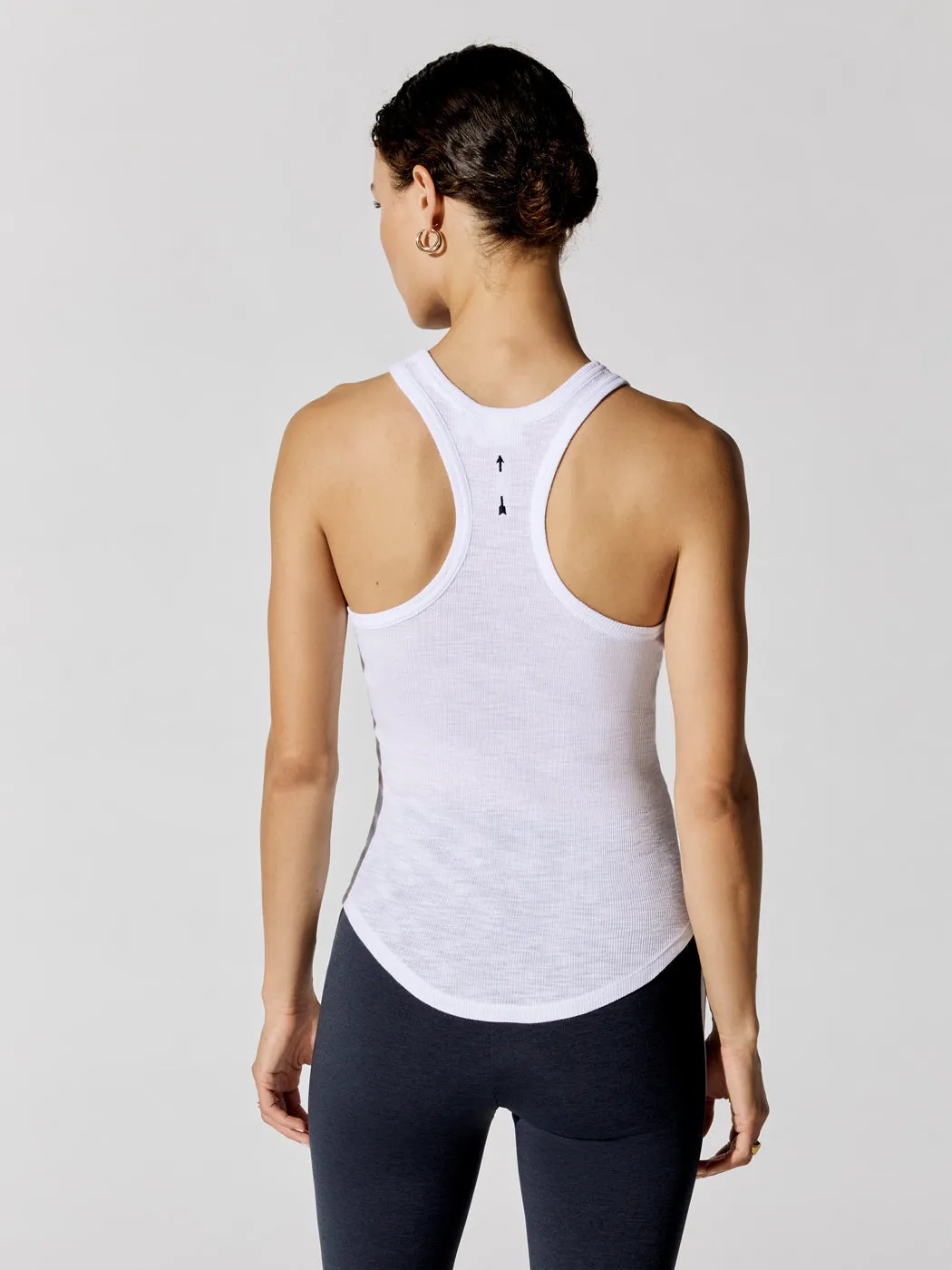 Frankie Rib Tank - White sold by Carbon38 product image thumbnail 2