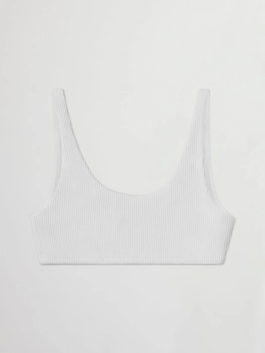 Ribbed Bra - White sold by Carbon38 product image thumbnail 5