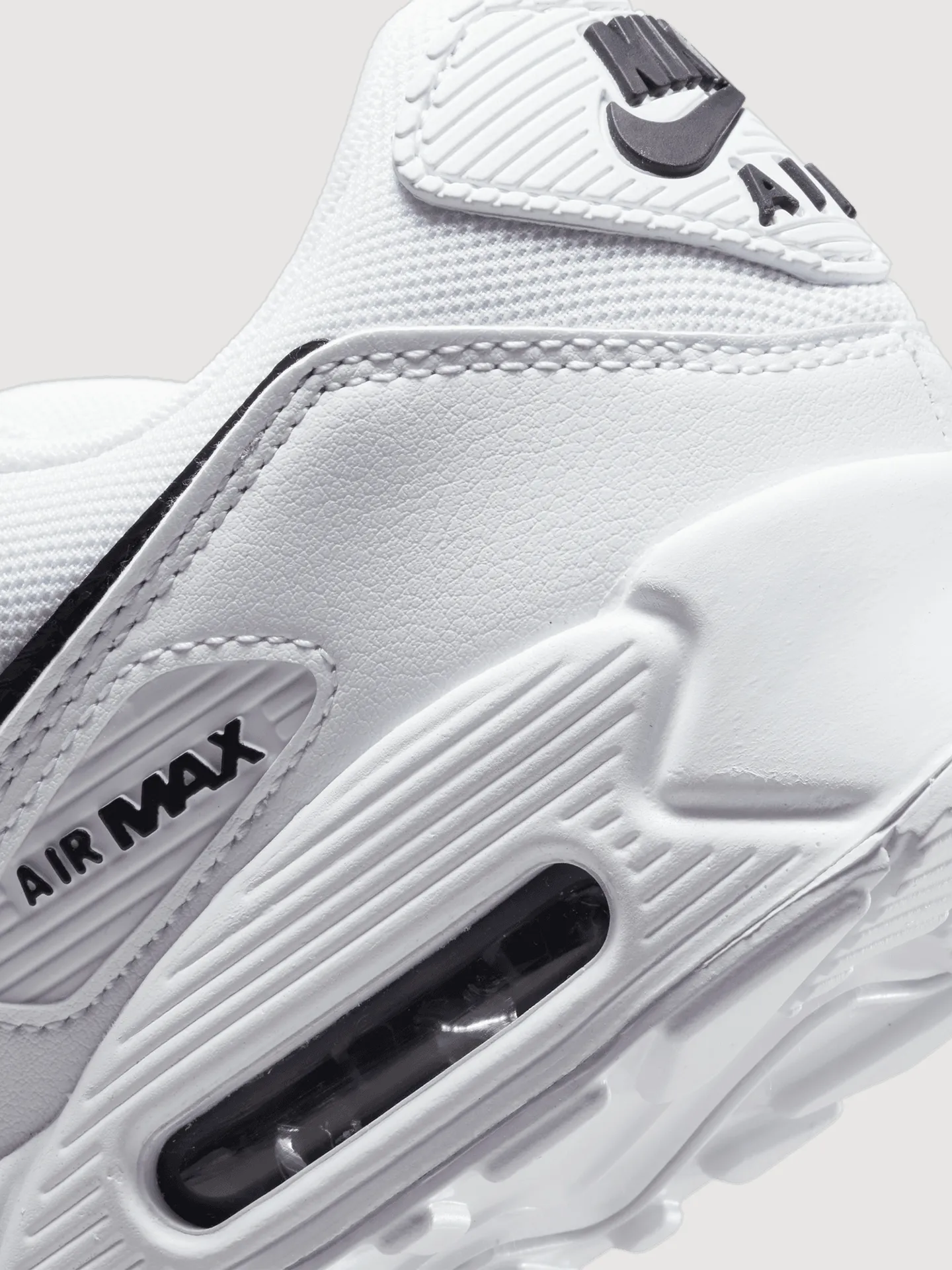 Nike Air Max 90 - White-Black-White sold by Carbon38 product image thumbnail 3