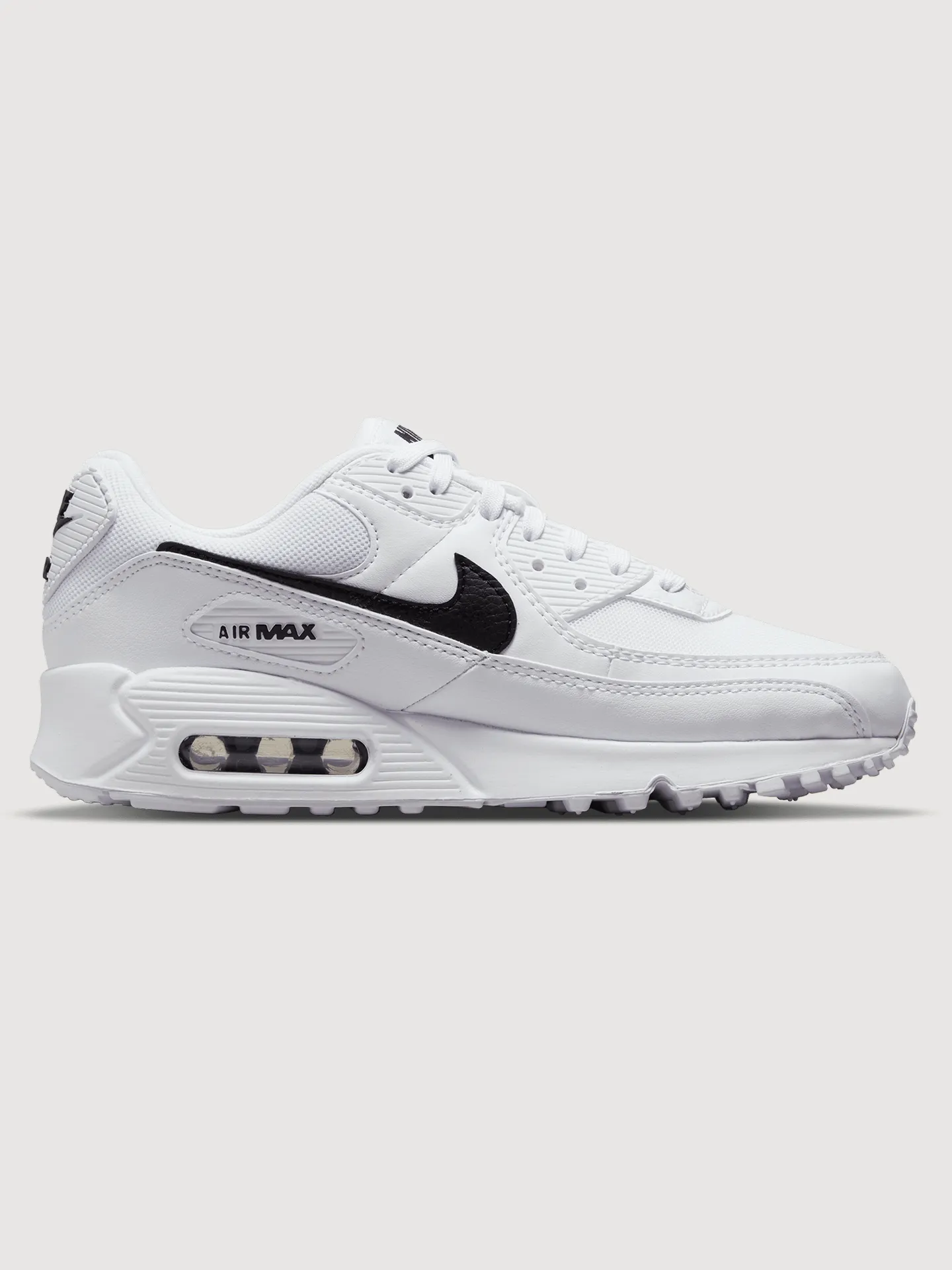 Nike Air Max 90 - White-Black-White sold by Carbon38