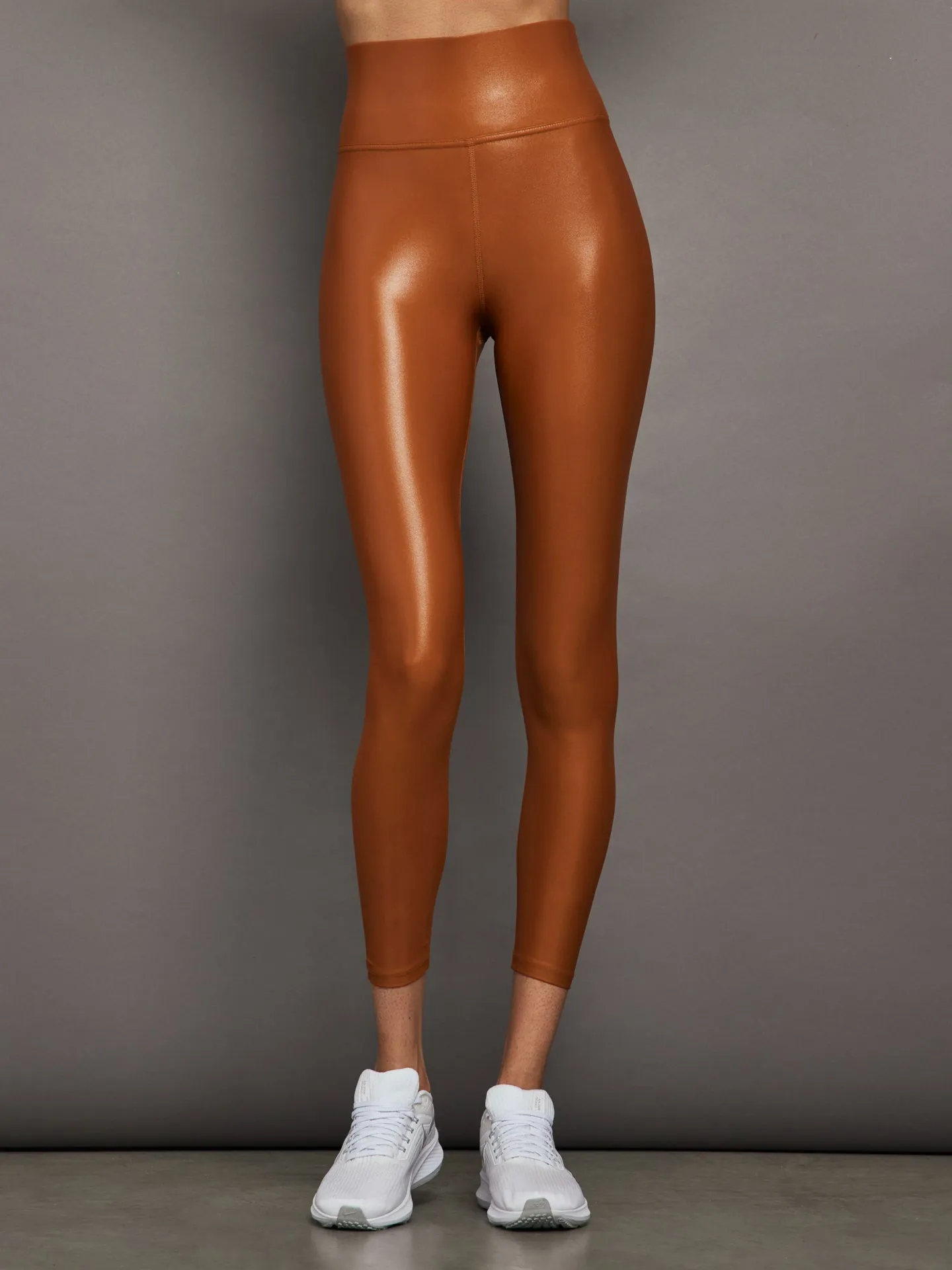 High Rise 7/8 Legging in Takara Shine - Caramel Cafe sold by Carbon38