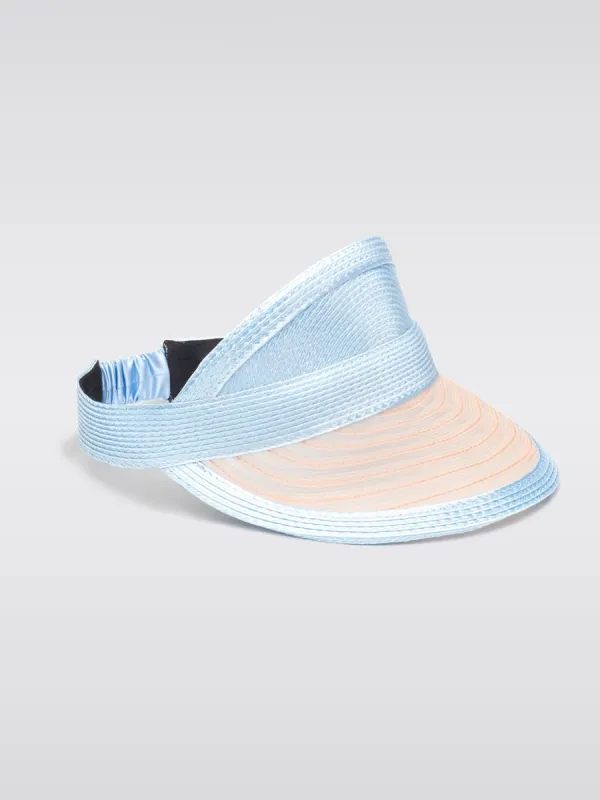 Vicky Woven Sun Visor - Blue sold by Carbon38