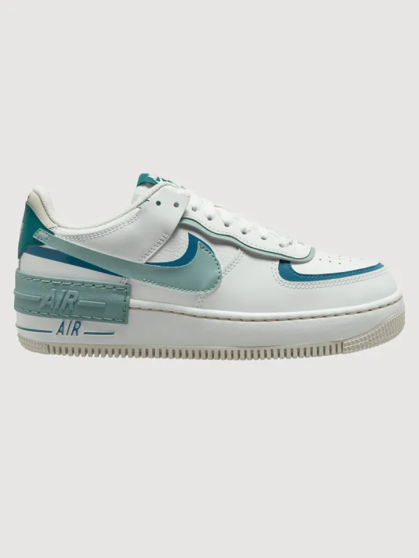 W AF1 SHADOW - SUMMIT WHITE/MINERAL-INDUSTRIAL BLUE sold by Carbon38