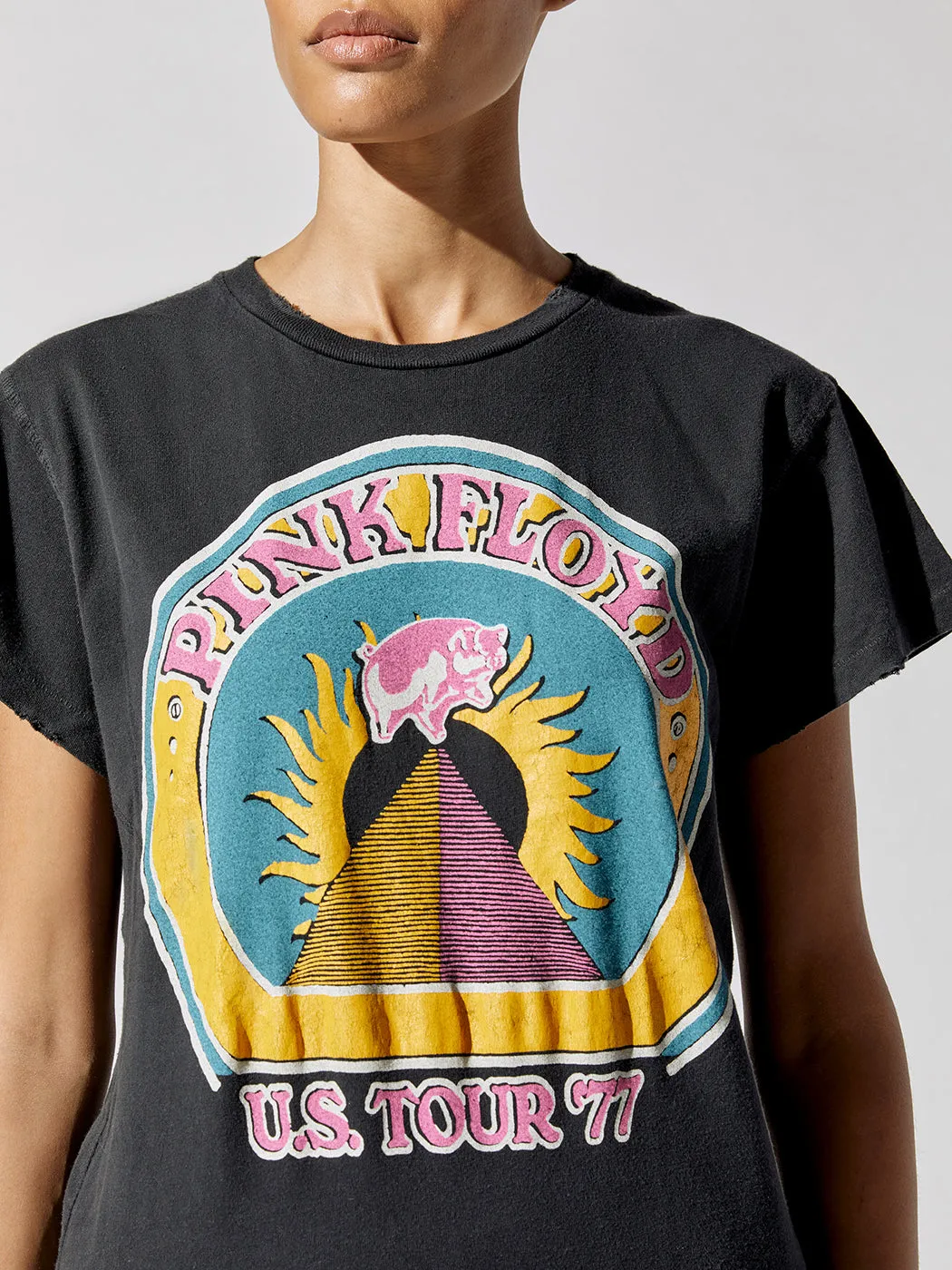 Pink Floyd 1977 Unisex Tee - Coal sold by Carbon38 product image thumbnail 2