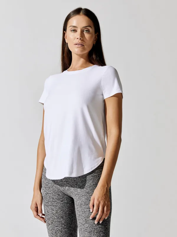 Featherweight On the Down Low Tee - Cloud White sold by Carbon38