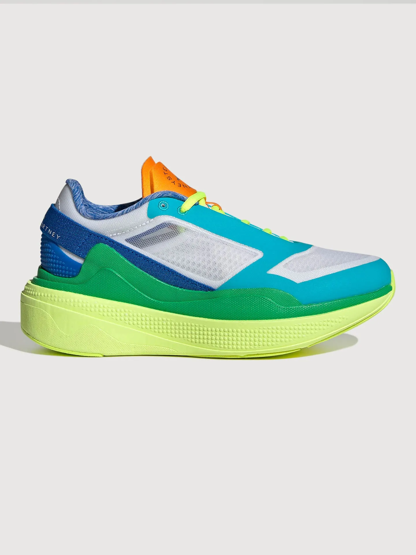 adidas by Stella McCartney Earthlight - Ftwr white/rich green/solar yellow sold by Carbon38