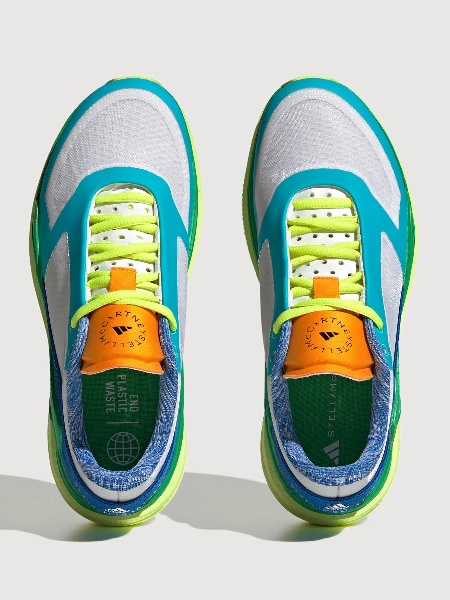 adidas by Stella McCartney Earthlight - Ftwr white/rich green/solar yellow sold by Carbon38 product image thumbnail 5