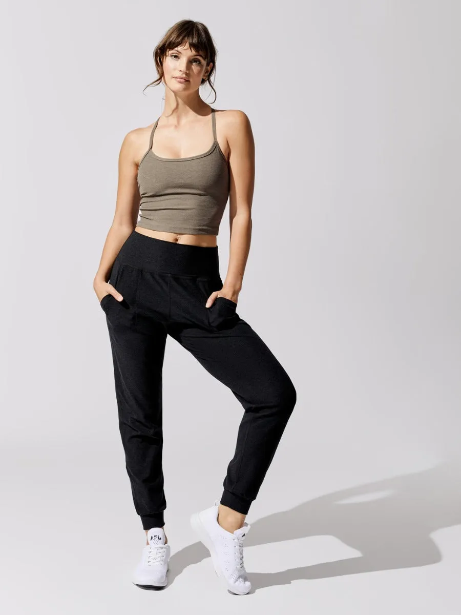 Spacedye Midi Jogger - Darkest Night sold by Carbon38