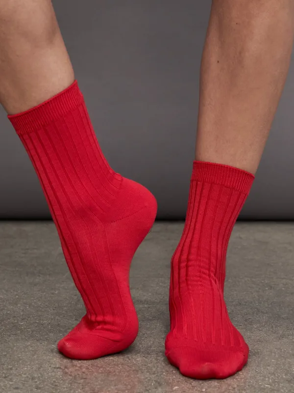 Her Socks - Classic Red sold by Carbon38
