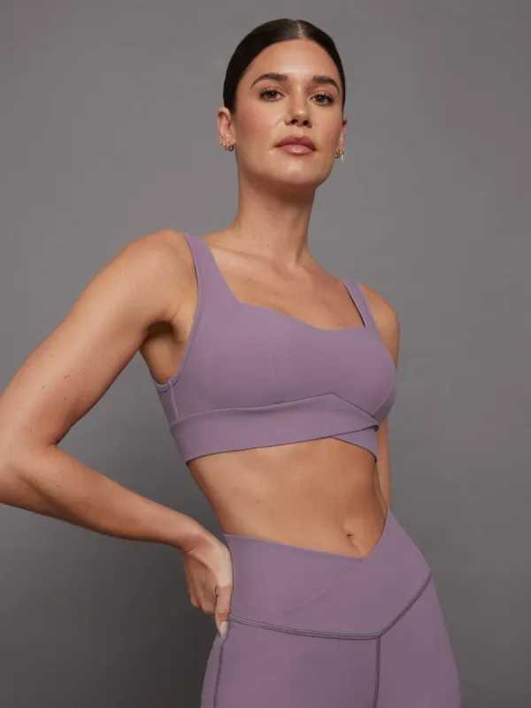 Volta Longline Bra - Lavender sold by Carbon38