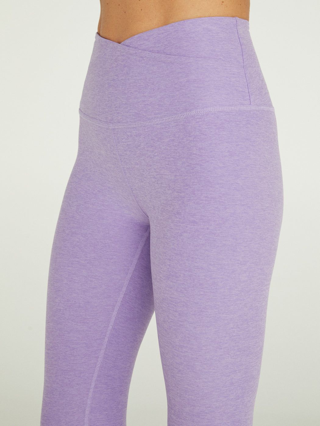 Spacedye At Your Leisure High Waisted Midi Legging - Crisp Lavender Heather sold by Carbon38 product image thumbnail 5