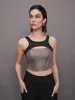 Fusion Gloss Bustier - Bronzed Pewter/ Black sold by Carbon38
