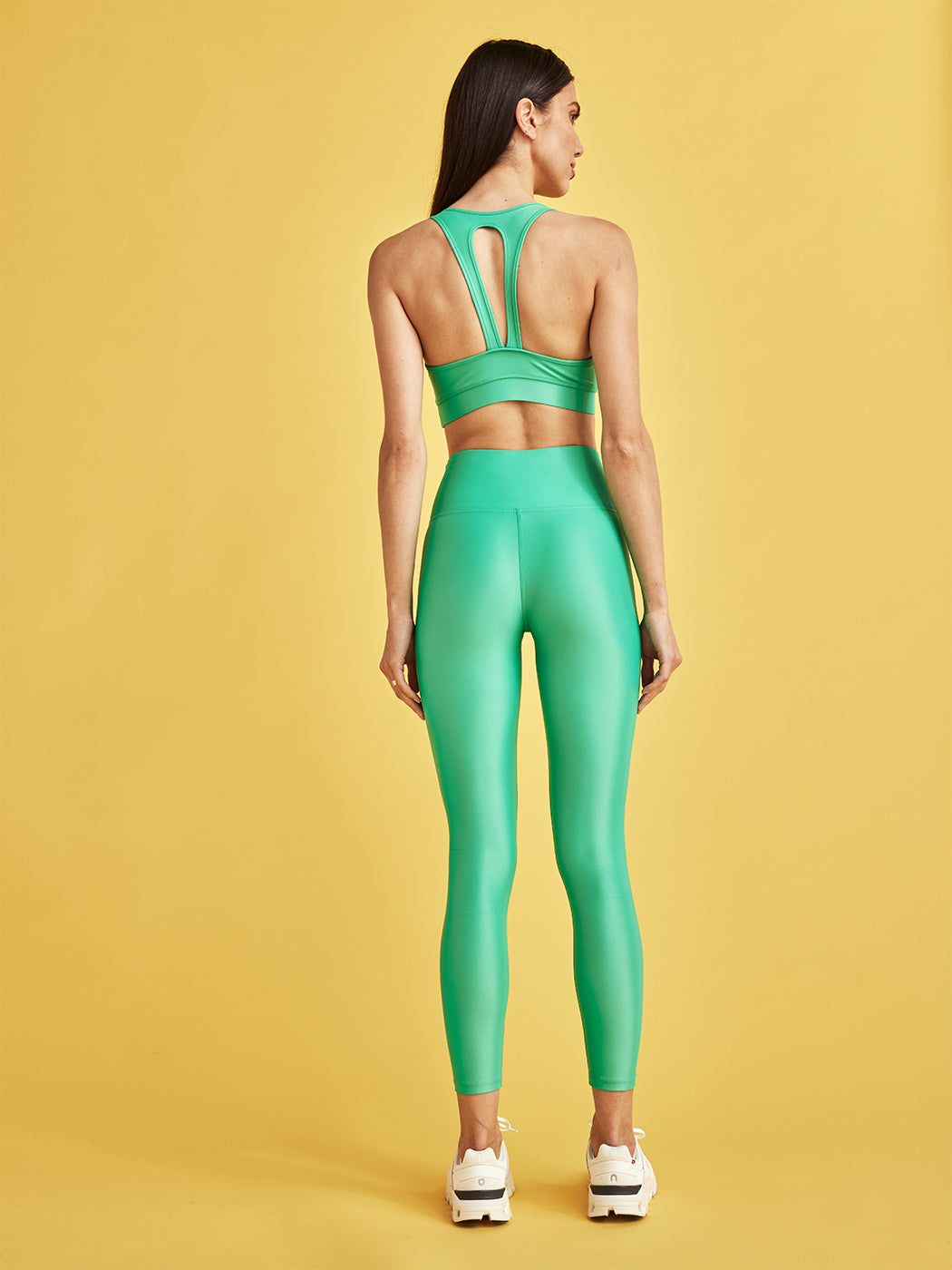 High Rise 7/8 Legging in Takara Shine - Digital Green sold by Carbon38 product image thumbnail 7