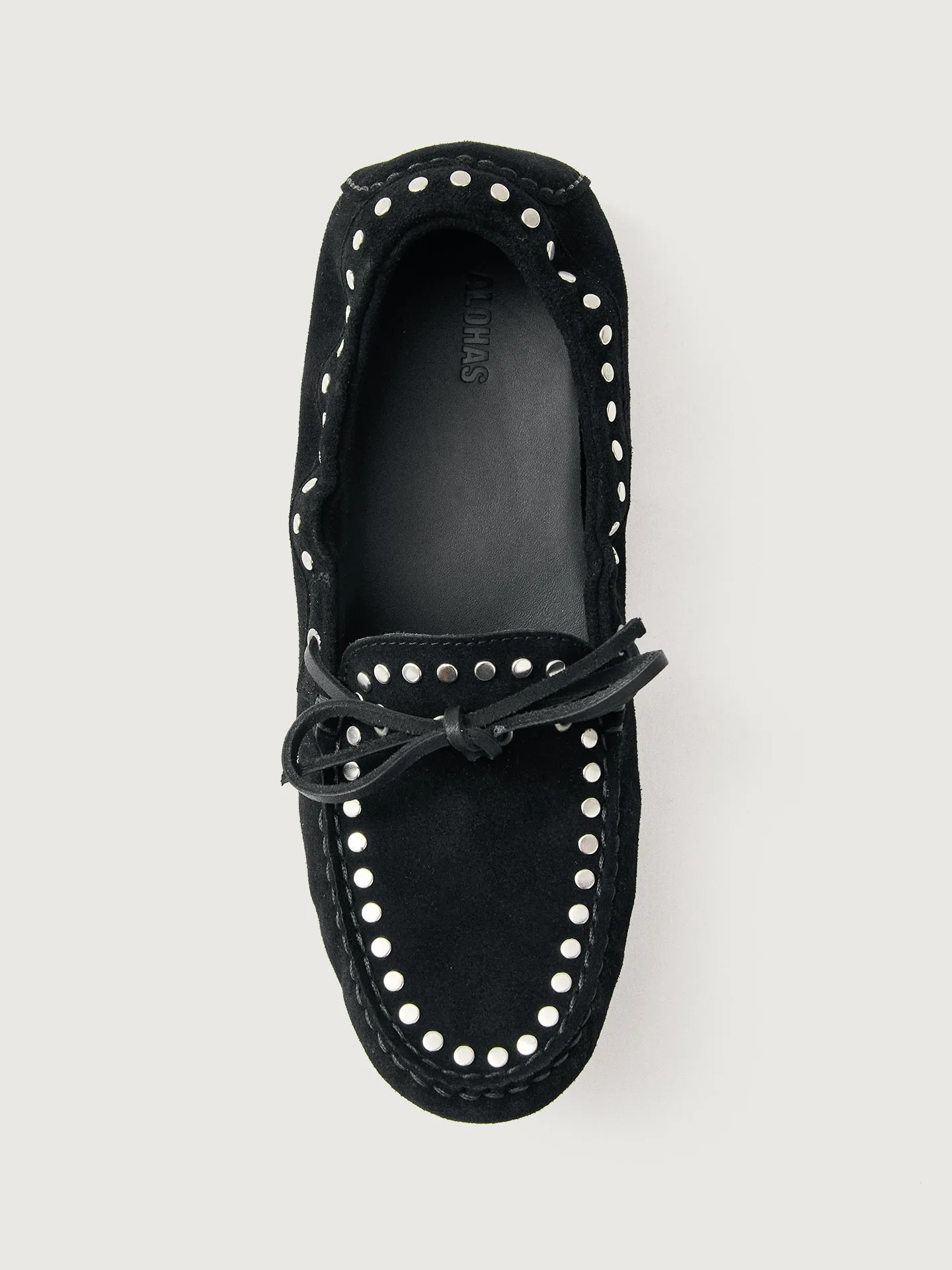 Calla Suede Studs - Black sold by Carbon38 product image thumbnail 2