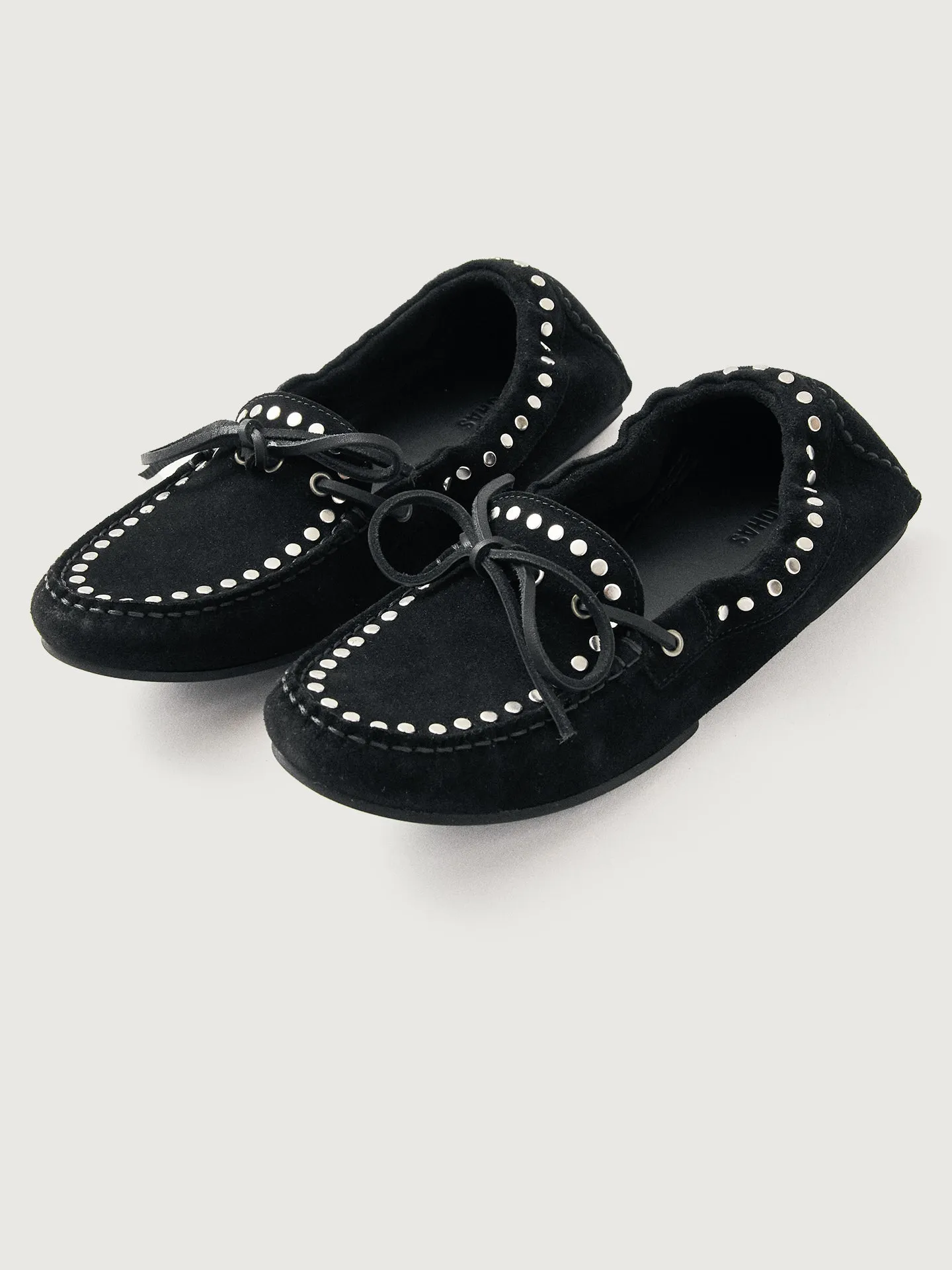 Calla Suede Studs - Black sold by Carbon38 product image thumbnail 3