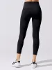 High Rise 7/8 Legging In Diamond Compression - Black sold by Carbon38