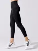 High Rise 7/8 Legging In Diamond Compression - Black sold by Carbon38